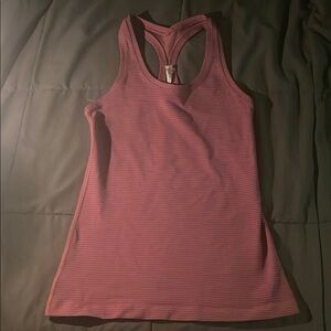 Women's Pink Striped Tank Top